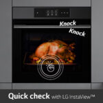 LG WSED7665B Single Oven with Pyrolytic Cleaning System, InstaView™, Air Fry, Steam Assist, ThinQ (Wi-Fi) 76 Litres 60cm A++ Black