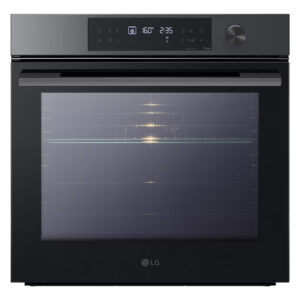 LG WS7D7631WB Single Oven with Pyrolytic Cleaning System, InstaView™, Air Fry, ThinQ (Wi-Fi) 76 Litres 60cm A+ Dark Grey