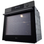 LG WS7D7631WB Single Oven with Pyrolytic Cleaning System, InstaView™, Air Fry, ThinQ (Wi-Fi) 76 Litres 60cm A+ Dark Grey