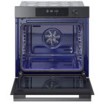 LG WS7D7631WB Single Oven with Pyrolytic Cleaning System, InstaView™, Air Fry, ThinQ (Wi-Fi) 76 Litres 60cm A+ Dark Grey