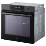 LG WS7D7631WB Single Oven with Pyrolytic Cleaning System, InstaView™, Air Fry, ThinQ (Wi-Fi) 76 Litres 60cm A+ Dark Grey