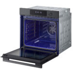 LG WS7D7631WB Single Oven with Pyrolytic Cleaning System, InstaView™, Air Fry, ThinQ (Wi-Fi) 76 Litres 60cm A+ Dark Grey