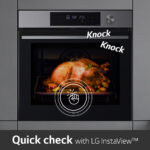 LG WSED7612S Single Oven with Pyrolytic Cleaning System, InstaView™, Air Fry, ThinQ (Wi-Fi) 76 Litres 60cm A+ Inox