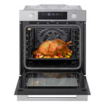 LG WS5D7230S Single Oven with Pyrolytic Cleaning System 72 Litres 60cm A Inox