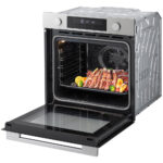 LG WS5D7230S Single Oven with Pyrolytic Cleaning System 72 Litres 60cm A Inox