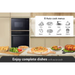 LG MGBZ2593F Built-In Microwave Oven with Grill, 8 Auto cook menus, Touch Control 25 Litres 1450W Black