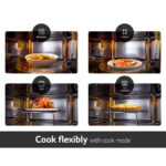 LG MGBZ2593F Built-In Microwave Oven with Grill, 8 Auto cook menus, Touch Control 25 Litres 1450W Black