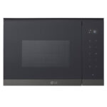 LG MG7Z2593B Built-In Microwave Oven with Grill, 8 Auto cook menus, Touch Control 25 Litres 1450W Black