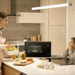 LG MH6535GIB NeoChef™ Slim Freestanding Microwave Oven with Grill, Touch Control, EasyClean™ 25 Litres 1450W Black