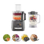 Kenwood FDP31.170GY MultiPro Compact 2 in 1 Food Processor 800W Grey